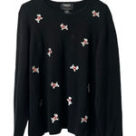 Designers Originals Studio Joy Women Sweater Dog Christmas Size XL Holiday Photo 0