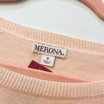 Merona NWT blush pink embellished diamond sweater sz small Photo 3
