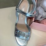 Juicy Couture  Metallic Silver Strappy Heels Photo 1