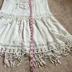 American Eagle Ecru Tank Mini Dress With Crochet Details   Size Small Photo 5