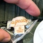 A.Peach  Cargo Linen Blend Olive Green Pants Size Small NWT #0617-OC Photo 8