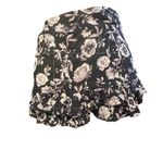 Wet Seal Black Floral Ruffle Shorts Size Small Photo 7