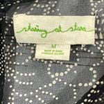 Urban Outfitters UO Staring at Stars Sheer Button Back Tank - Black - Medium Photo 6