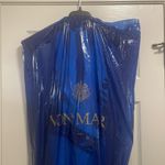 Blondie Nites by Stacy Sklar Prom Dress White tulle halter VNeck bead gown Sz 13 Photo 5