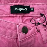Desigual  Wide Leg Pink Panther Jeans NWT Size‎ EU 38/US 8 Photo 5