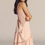 Anthropologie Anthro Daily Practice Hill Up Tiered High- Low Midi Dress. Size M. MSRP $110  Photo 3