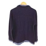 Patagonia  Women’s 1/4 Zip Henley‎ Sweater Wool Blend Size Large Purple Photo 2