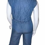 Alison Andrews Sleeveless Denim Jumpsuit Photo 2