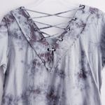Affliction Amber's Creek Tie Dye Edgy Short Sleeve Top Photo 6