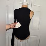 AGOLDE  Bea Cutaway Bodysuit
NWT Asymmetrical Neckline Black Size Medium Photo 2
