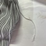 Sanctuary  Black White Striped Mini button front shirt Dress S neutral casual Photo 12