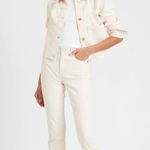 Banana Republic High-Rise Straight Rigid Ankle Jean White Photo 0