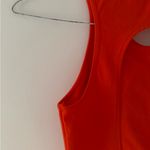 Free People FP Movement So Simple Dress in Cherry Tomato Red Orange Size Small Photo 8