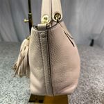 Michael Kors  Brooklyn Small Satchel Soft Pink Pebbled Leather Bag Photo 6