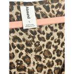 Abound NWT  Tie Front Cotton Poplin Crop Top - Size L - Leopard Print Photo 2