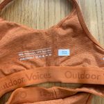 Outdoor Voices  Orange Rust Double Time Athletic Sports Bra Women's Size XS Photo 3