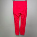Fabletics oasis pureluxe high waisted 7/8 leggings small pop coral bright coral Photo 2