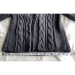 American Eagle Vintage Women’s sz Medium Cropped Pullover Gray Knitted Sweater Photo 5