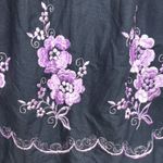 Rose Dirndl Aus Bayern Black Purple Floral Embroidered Oktoberfest Dress sz S 42 Photo 3