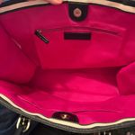 Talbots black and white stripe tote bag Photo 5