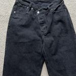 Abercrombie & Fitch A&F The Dad High Rise Jeans Washed Black Wash Siz 25 00 Long Photo 6