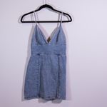 Alice + Olivia  Carli Spaghetti Strap Tank Cotton Denim Mini Dress Rockstar 2  Photo 0