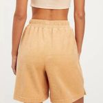 Free People  Beach WFH Terry Knit Casual Comfy Shorts Small Women’s Orange. Photo 5