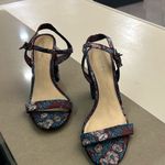 Gianni Bini  heels-floral-chunky heel-4 inch-size 8-ready for the holidays? Yes! Photo 7
