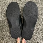 Clarks  black soft cushion wedged slip on clogs 9.5XW Photo 2