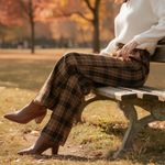 Papaya NWOT  Plaid Stretch Pants Photo 7