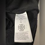 Athleta  Women Cozy Karma Asym Sweatshirt Dress Black Thumbholes Warm Soft S Photo 4