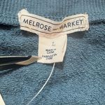 Melrose and Market  Pullover Sweater Womens Size Large Cold Shoulder Blue New NWT‎ Photo 6