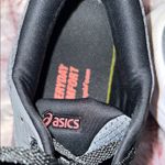 ASICS  Gray and Black Athletic Shoes with‎ Breathable Mesh Photo 1