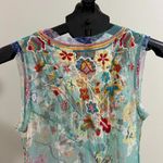 Johnny Was $458 NWT  BIYA Forever Flower Floral Mesh Embroidered Maxi Dress S Photo 3