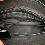 Badgley Mischka  Quilted Quilt Patterned Black Crossbody Purse Photo 1