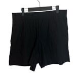 Gap Black Linen Pull On Shorts Photo 0