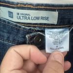 Gap Women’s Ultra Low Rise Retro Flare Boot Cut Denim Blue Jeans, size 6 🖤 Photo 4