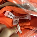 Curations X Amy Morrison Orange Walking Shorts Bow Tie Waist Flowy Breezy 3X Photo 2