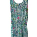 Lilly Pulitzer Romper What A Lovely Place Annalee Tropical Wrap Shorts R10 Photo 2