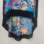 Blue Butterfly Print Sheee Overlay Skirt Size undefined Photo 3