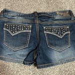 Request Bling Jean Shorts 7/28 Dark Wash Photo 0