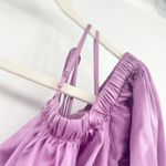 Cinq à Sept Cinq a Sept Womens Lilac‎ Silk Blend One Shoulder Ruched Nikita Cocktail Dress 4 Photo 12