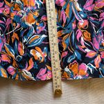 French Connection  Size M Boho Midi Dress Tiered Sleeveless Fall Floral Print Photo 10