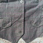 Route 66 Vintage  Plaid Vest Gray Purple XL Photo 1