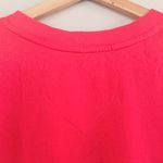 Free People  Eleanor Layered Sweatshirt Minidress Watermelon Wedge Combo Size L Photo 3