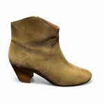 Isabel Marant  ETOILE Tan Suede Dicker Booties Photo 0
