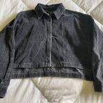 Forever 21 Black Corduroy Cropped Jacket Photo 0