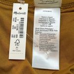 Madewell  High Rise Lined Running Shorts Brown Mustard Size‎ Small Photo 10