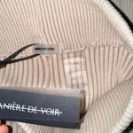 Maniere De Voir NWT Moniere De Voir Flared Knitted Laced Up Leggings Ivory Small Photo 7