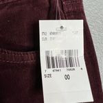 Kut From The Kloth NWT Diana Skinny Corduroy Jeans Pants Currant Size 00 Photo 3